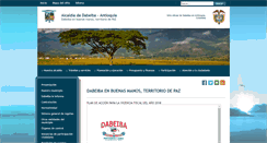 Desktop Screenshot of dabeiba-antioquia.gov.co
